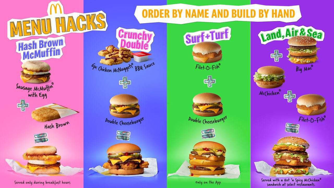 image for McDonald’s menu hack: Customers upset after new menu items require customers to put together sandwiches