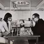 image for Woman playing chess with a man before the 1979 Iranian Revolution