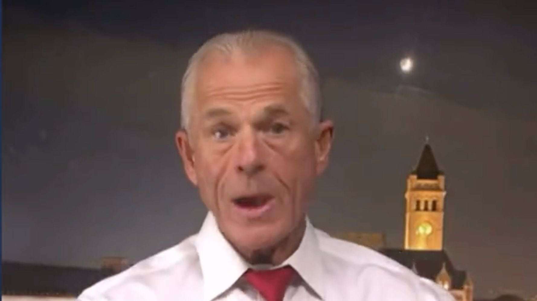 image for Peter Navarro Gets Testy When Asked If Kamala Harris Can Throw Out Election Results