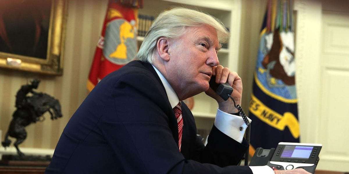 image for Donald Trump used a Secret Service agent's phone to call Melania Trump after the Stormy Daniels allegations broke: report