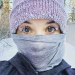 image for Carolyn Howe: "A -25C walk with frozen eyelashes, Alberta, Canada."