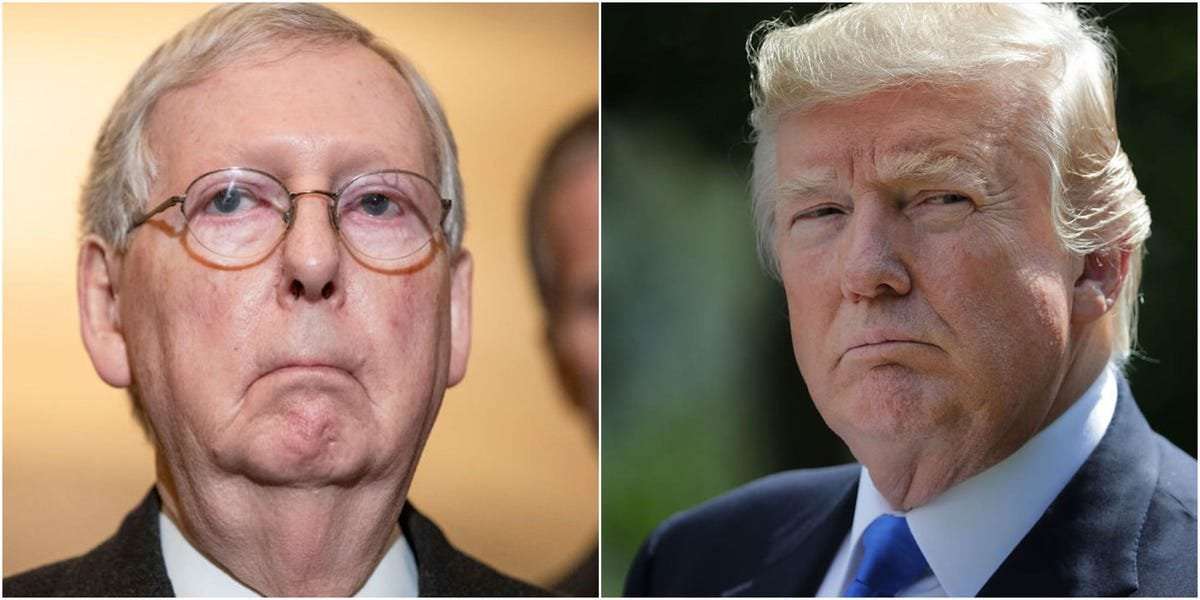 image for Mitch McConnell is working a behind-the-scenes campaign to make sure Trump-backed 'goofballs' don't win their primaries: report