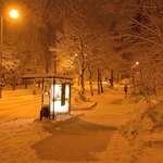 image for Winter evening in Espoo, Finland [OC]