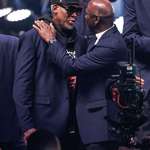 image for Dennis Rodman + Michael Jordan at the 2022 NBA All Star Game