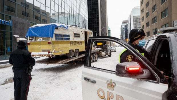 image for 191 arrests later, Ottawa police remove remaining 'Freedom Convoy' vehicles