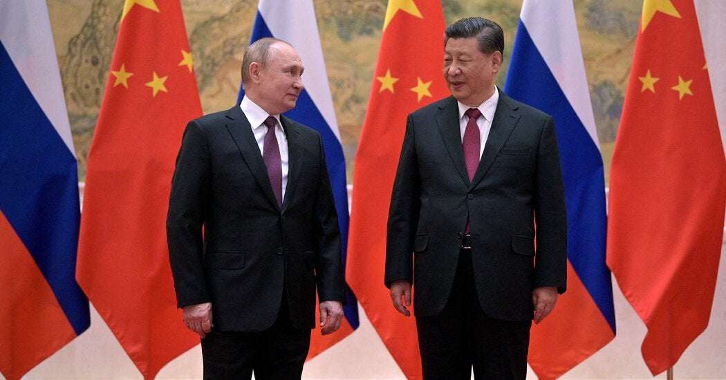 image for China Asked Russia to Delay Ukraine War Until After Olympics, U.S. Officials Say