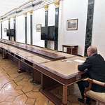 image for Growing anxious, Putin decides to bust out all of the table leaves... [satire]