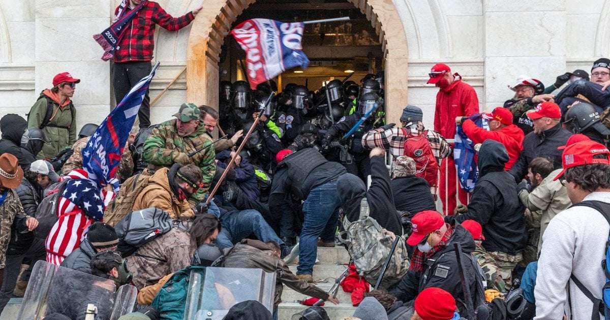 image for Capitol rioter from Idaho gets 4 years for attacking police with pipe