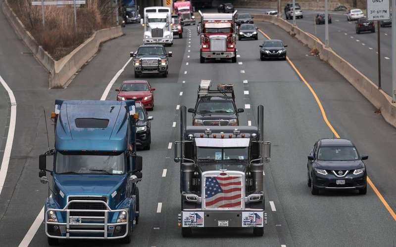 image for DC ‘freedom convoy’ gets defeated by regular traffic for second day in a row