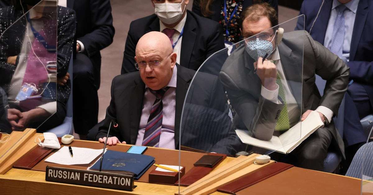 image for Russia calls U.N. meeting alleging U.S. "military biological activities" in Ukraine — U.S. calls it "false flag effort"