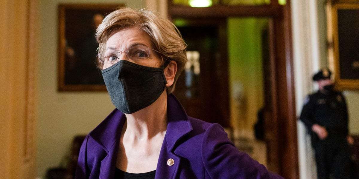 image for Canceling $50,000 in student debt would help Americans whose 'only sin was to be born into a family who couldn't write a check for them to go to school,' Elizabeth Warren says