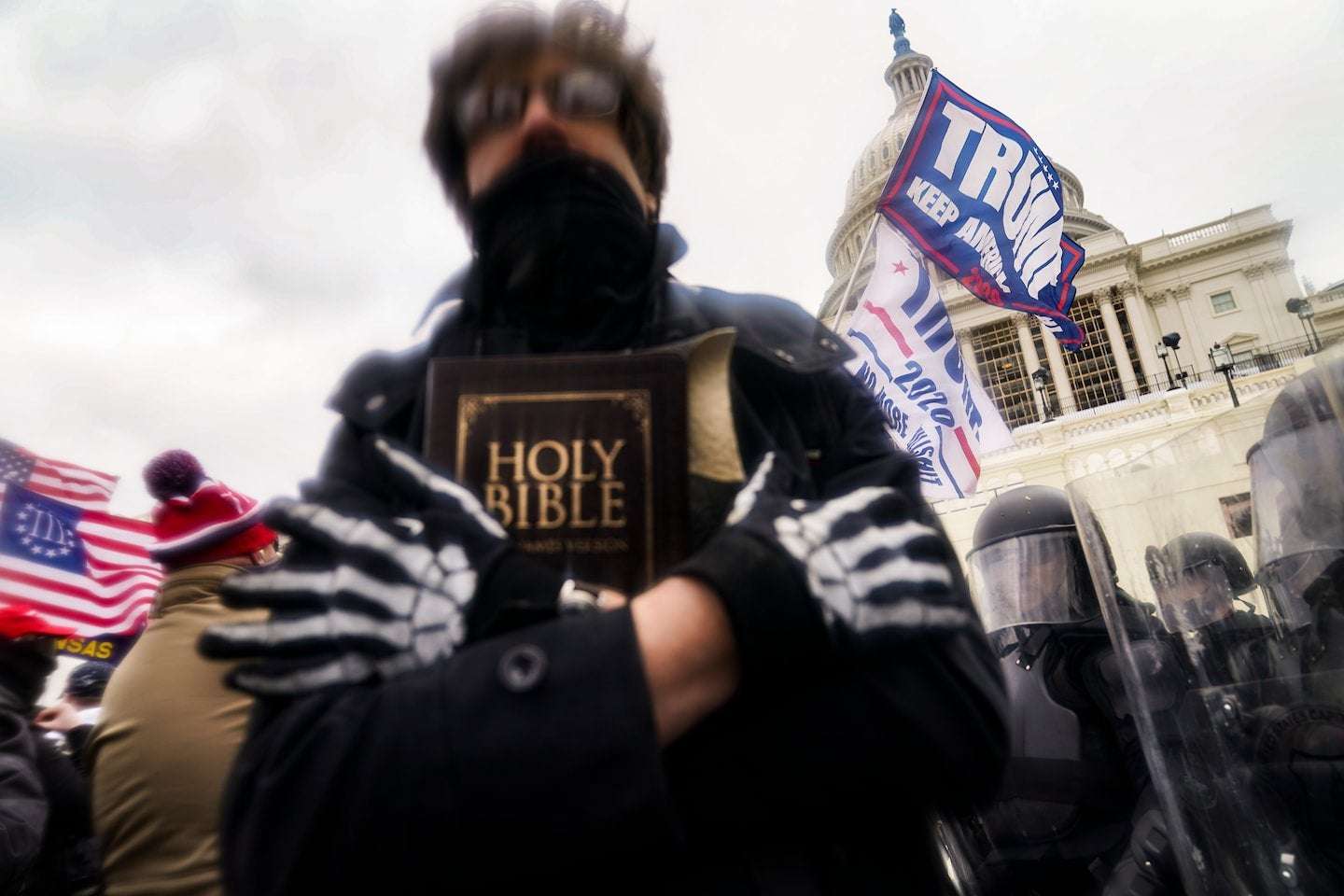 image for Researchers warn that Christian nationalists are becoming more radical and are targeting voting