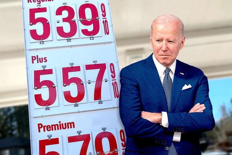 image for Why blaming Joe Biden for high gas prices is completely and utterly absurd.