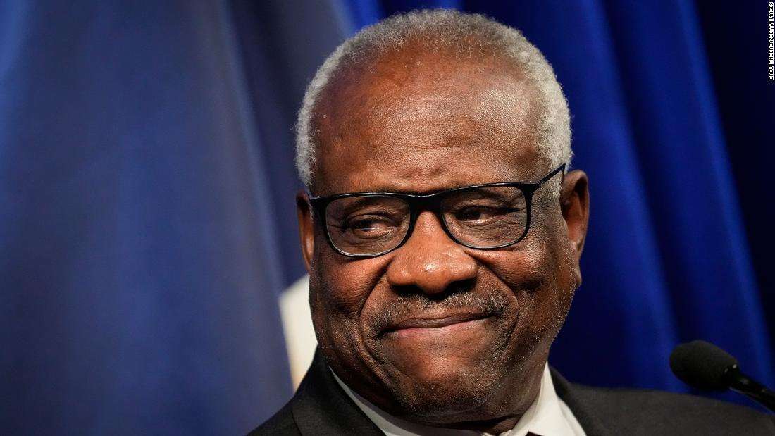 image for Justice Clarence Thomas hospitalized 'after experiencing flu-like symptoms'