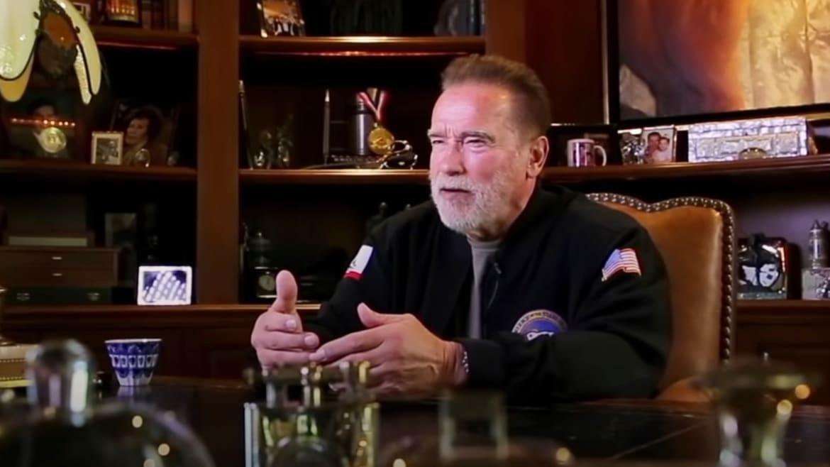 image for Kremlin TV Just Declared War on… Arnold Schwarzenegger