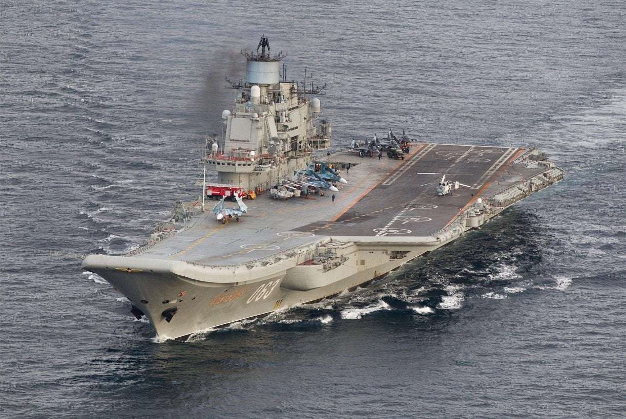 image for Russia's Lone Aircraft Carrier Is Headed Back to the Shipyard