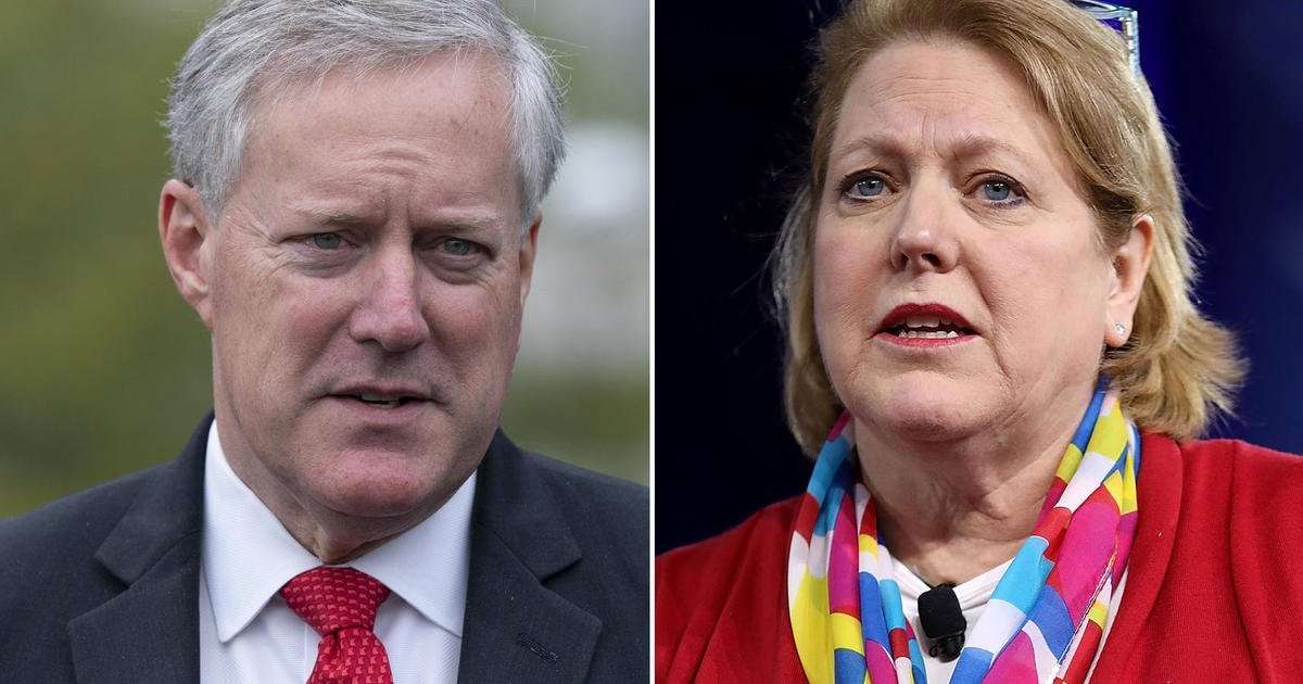 image for Ginni Thomas, Justice Clarence Thomas' wife, exchanged texts with Mark Meadows about efforts to overturn the 2020 election