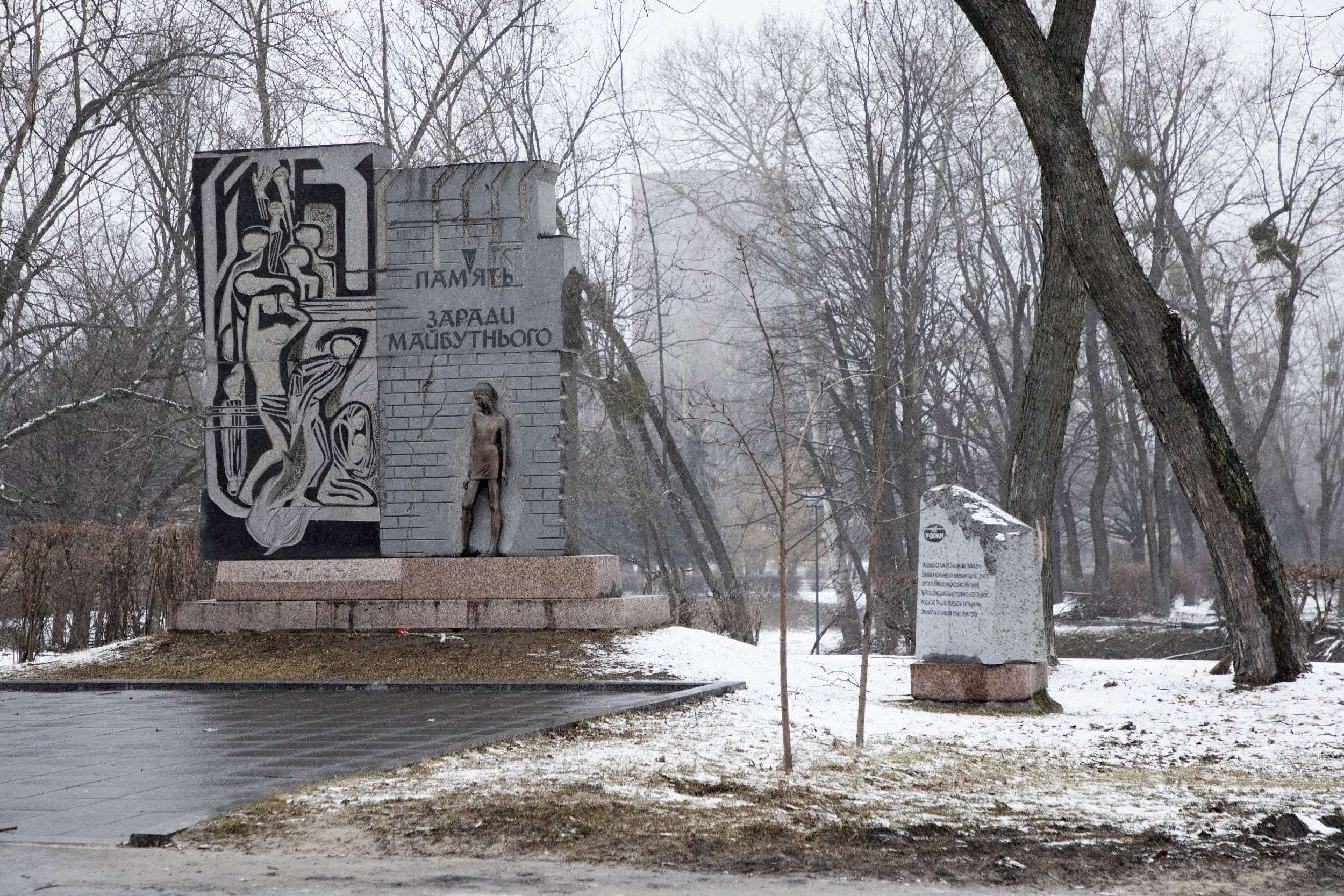 image for Ukraine Says 'Nazis Have Returned' After Russians Hit Holocaust Memorial