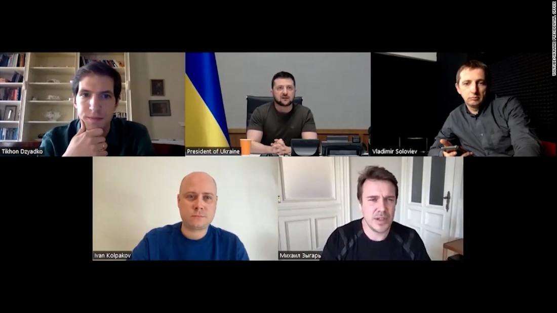 image for Zelensky says Moscow is 'frightened' after Kremlin bans his interview