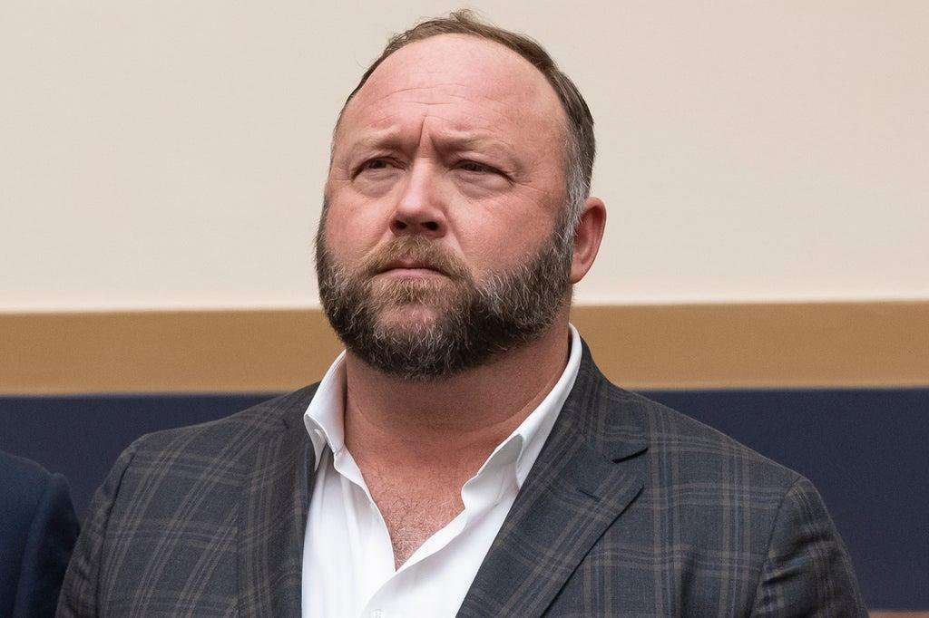 image for Alex Jones says Sandy Hook families are ‘demonising’ him as he finally appears at deposition after paying $75k fines