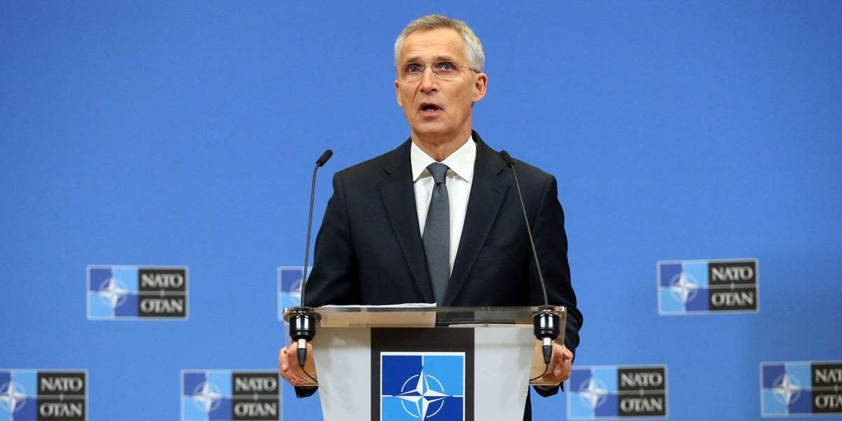 image for NATO will deploy a permanent full-scale military force on its border with Russia to combat a future invasion, alliance's chief says
