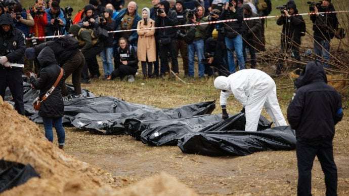 image for Kyiv region: police confirm deaths of 1,222 people killed by the occupying forces
