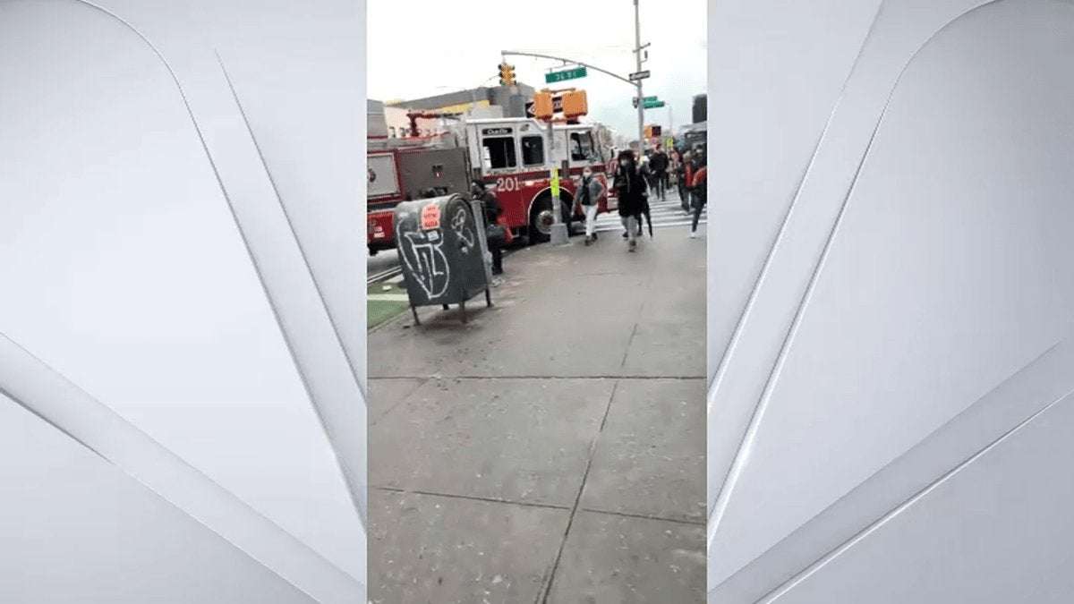image for 10 Shot in Brooklyn Subway Rush-Hour Attack; Manhunt Ongoing for Gunman in Gas Mask