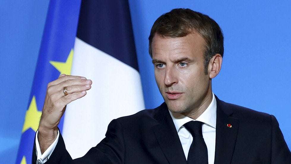 image for Macron warns of ‘escalation of rhetoric’ after Biden ‘genocide’ comment