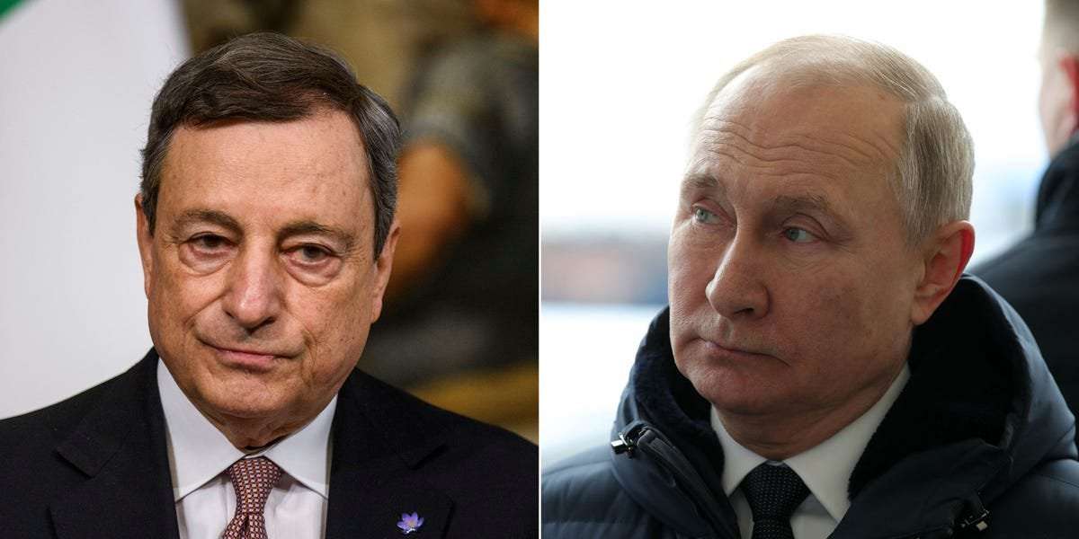 image for Talking to Putin is 'just a waste of time,' said Italian Prime Minister Mario Draghi