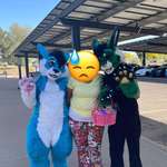 image for [OC] my mom met the “Easter Bunny” today. I didn’t have the heart to tell her she met furries.