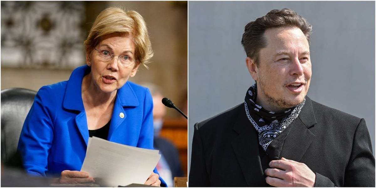 image for Elizabeth Warren says Elon Musk's purchase of Twitter is 'dangerous for our democracy'