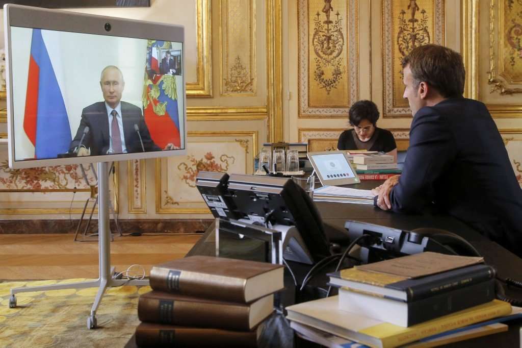 image for Putin congratulates Macron on French elections and wishes him ‘success’