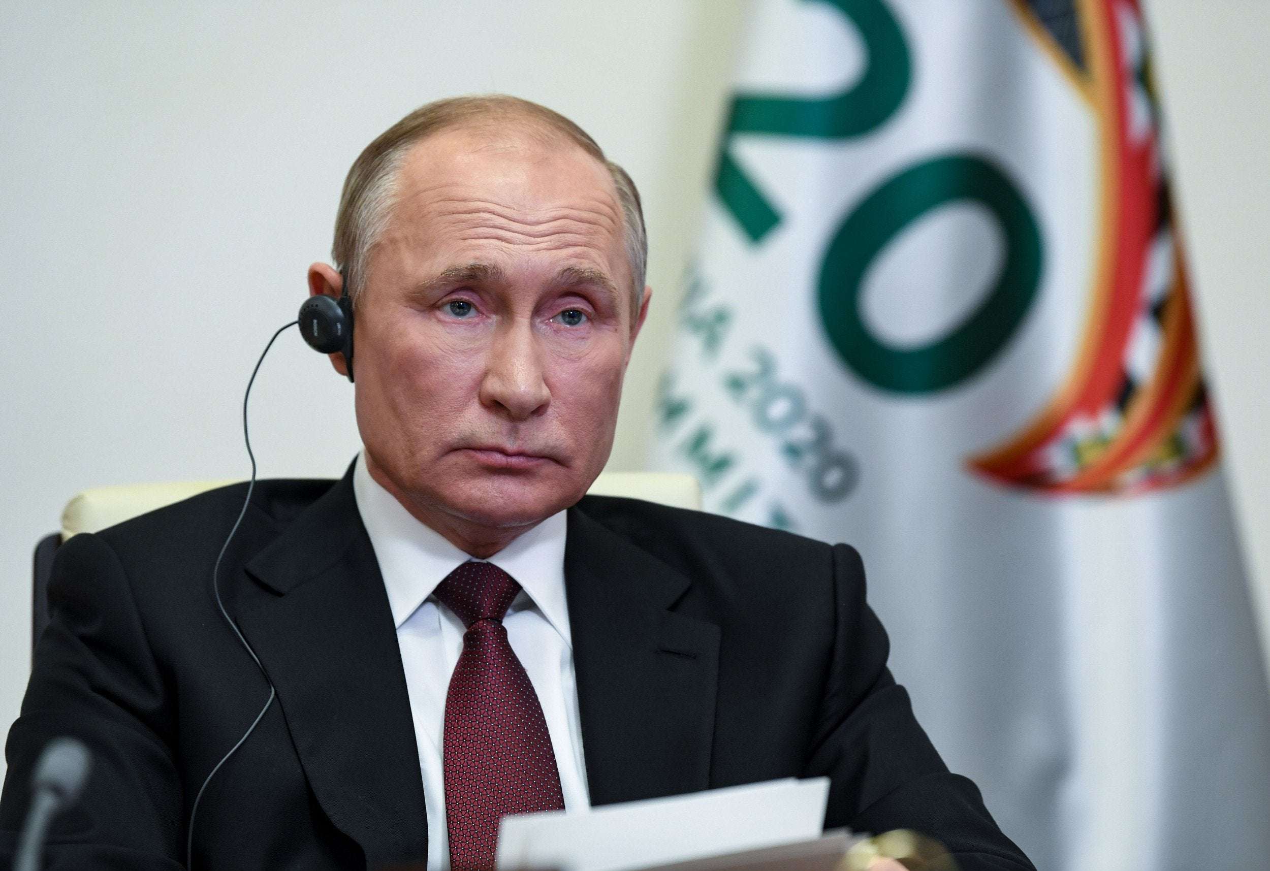 image for Putin Accepts Invitation to Attend G20 Summit, Setting Up Biden Showdown