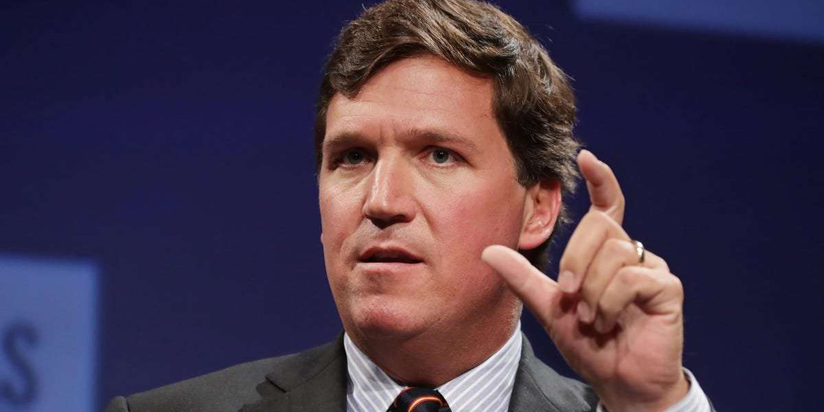 image for Fox News and Tucker Carlson use 'minute-by-minute' ratings that show their audience loves 'white nationalism' talking points, report says