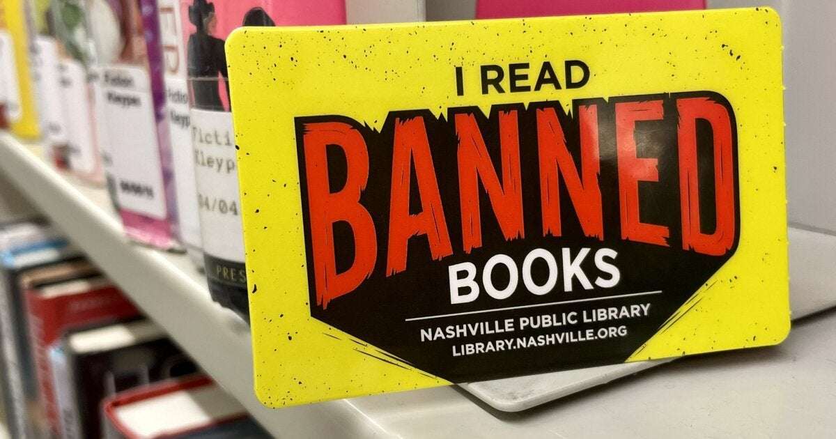 image for Nashville Public Library debuts limited edition 'I read banned books' library cards