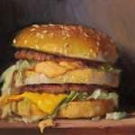 image for My oil painting of a Big Mac