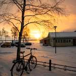 image for ITAP of a morning view in Luleå, Sweden, last December