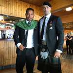 image for [OC] Cousin and I (right) at Loch Lomond lodge..Buchanan (ancient hunting) tartan