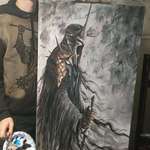 image for [OC] I painted The Witch King of Angmar 😁