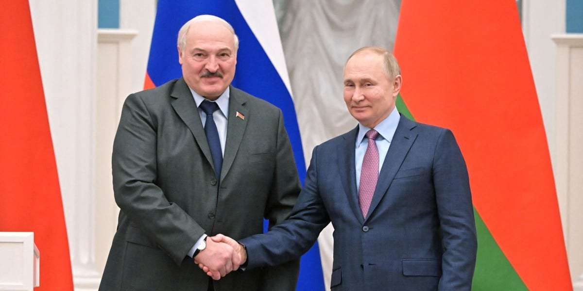 image for Belarus' dictator Lukashenko, widely seen as Putin's puppet, says it would be 'unacceptable' for nukes to be used in Ukraine