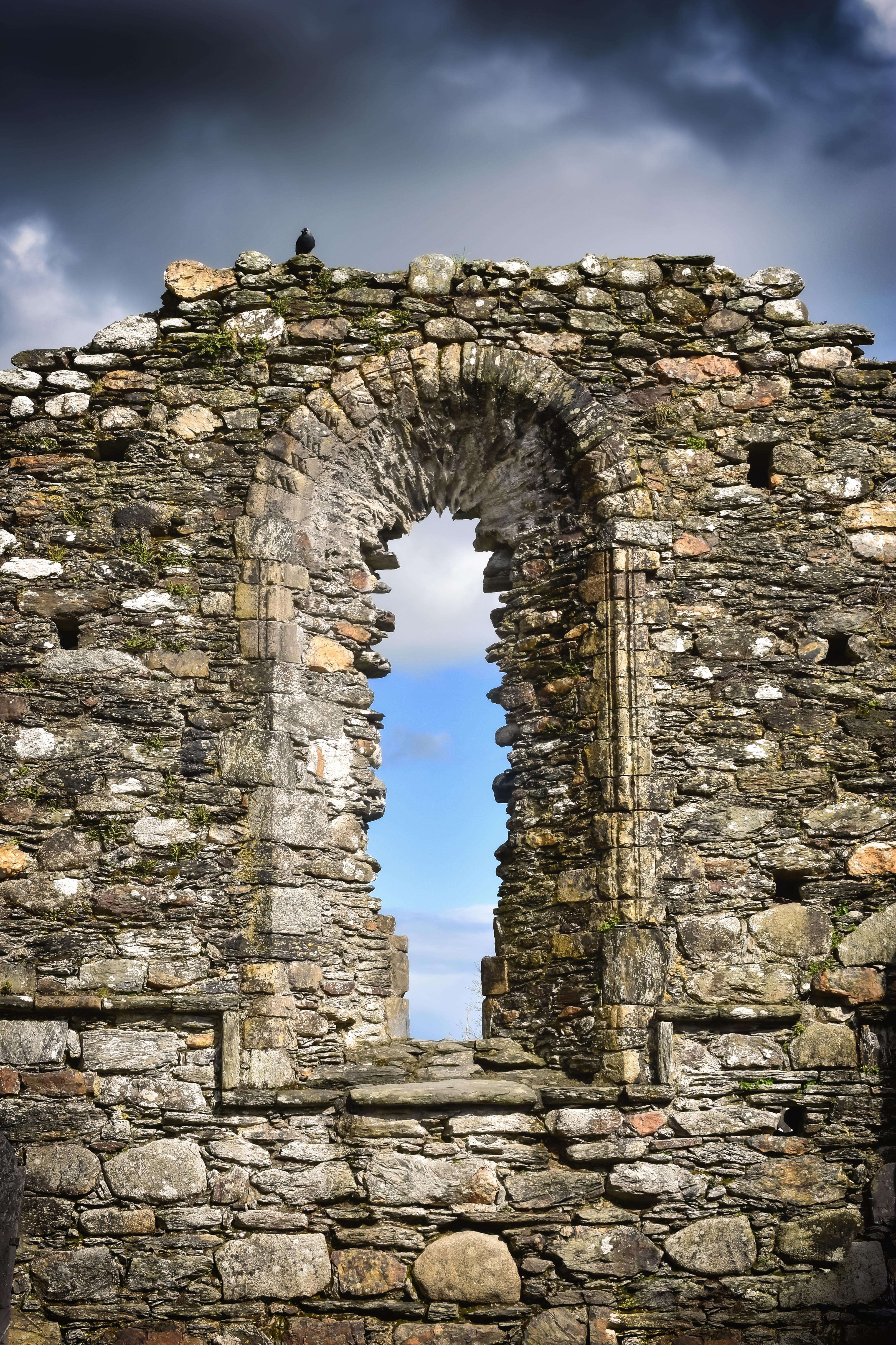 image showing ITAP of an ancient wall, Glendalough, Ireland.