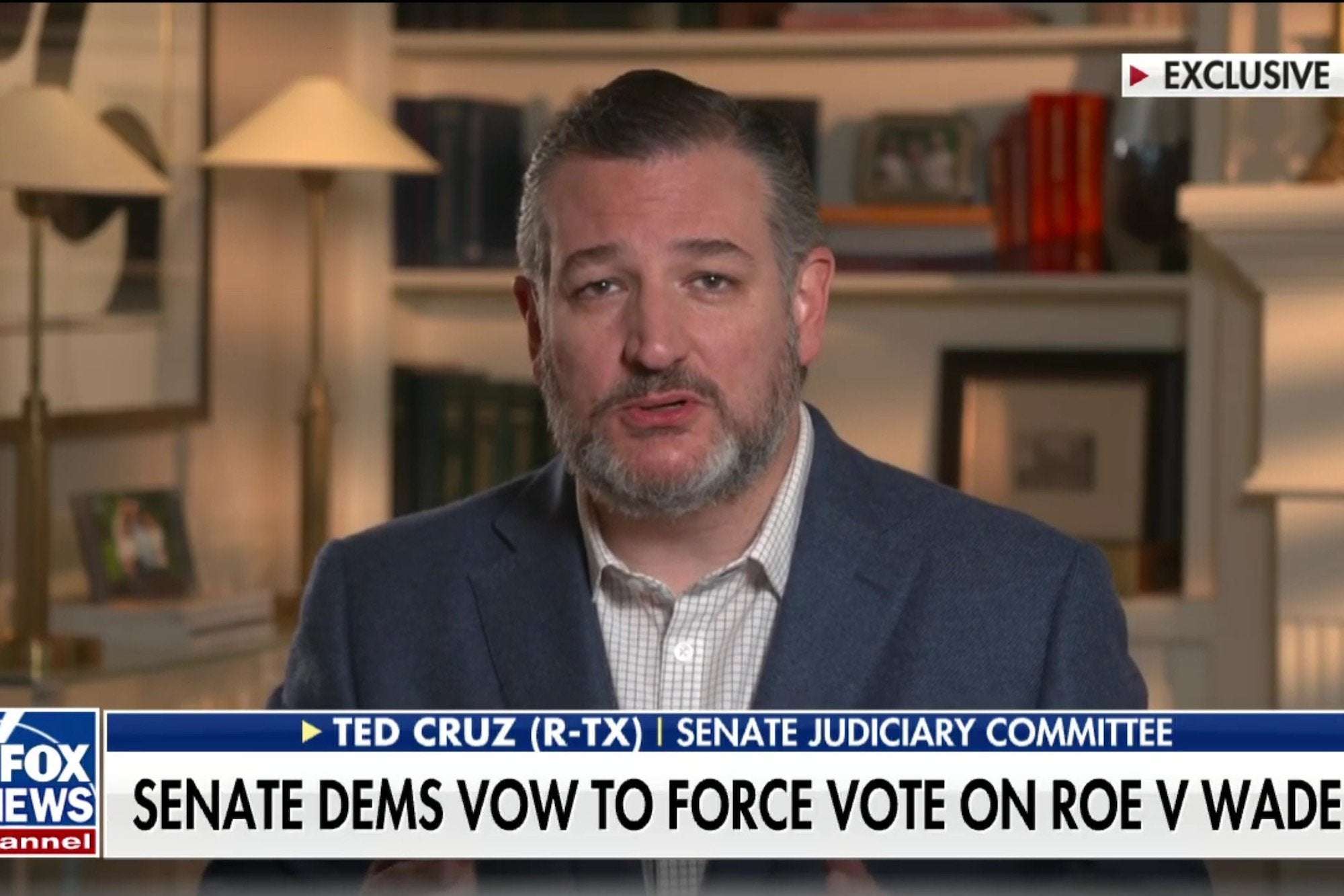 image for Ted Cruz Said Jan. 6 Wasn’t a ‘Violent Insurrection.’ Now He Labels Peaceful Pro-Choice Protesters ‘Mob Violence’