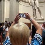 image for Today I saw the David by Michelangelo. My mother made sure to take some photos.