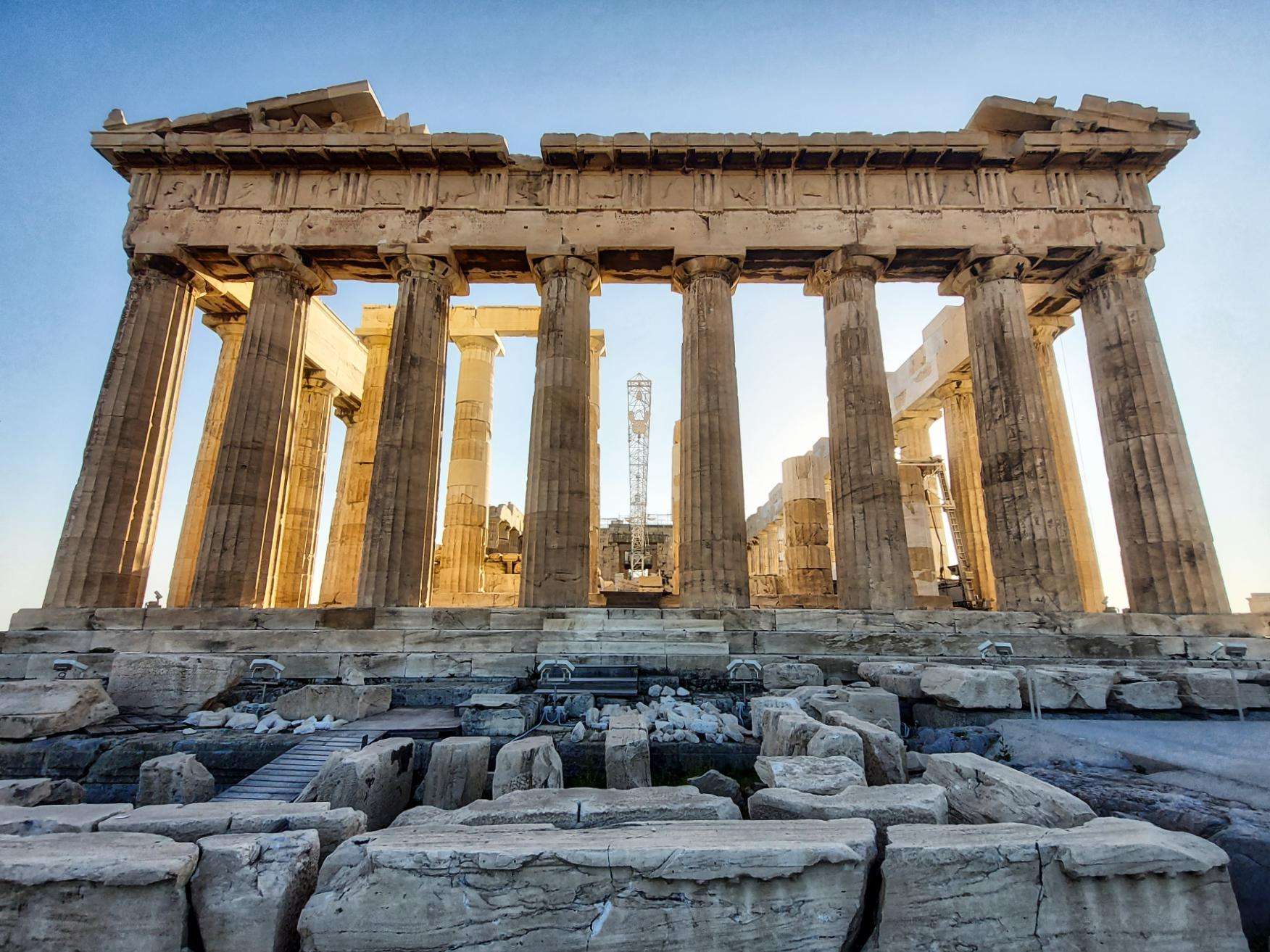 image showing The Parthenon from the East side
