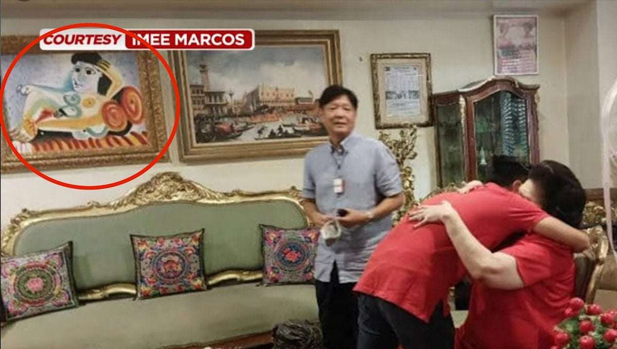 image for ‘Missing’ Picasso painting seemingly resurfaces on Imelda Marcos’ wall after her son’s win in presidential race