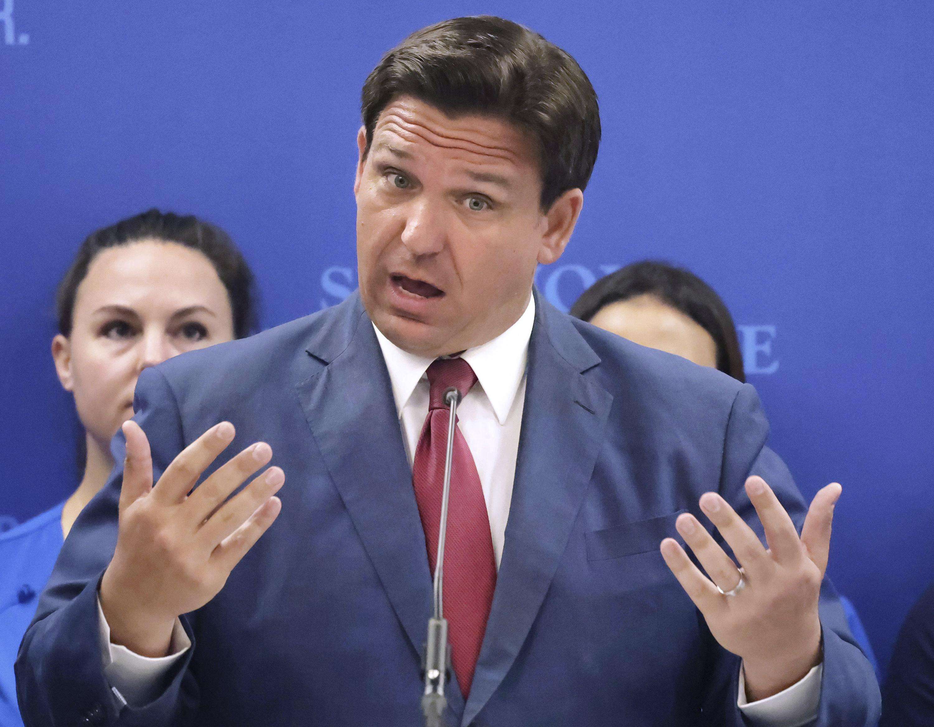 image for Ban on protests in front of homes signed by Gov. DeSantis