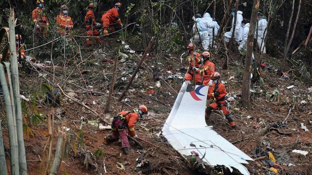 image for Chinese plane crash that killed 132 caused by intentional act: US officials