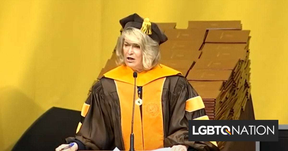 image for Students boo GOP senator as she attacks transgender people during commencement speech
