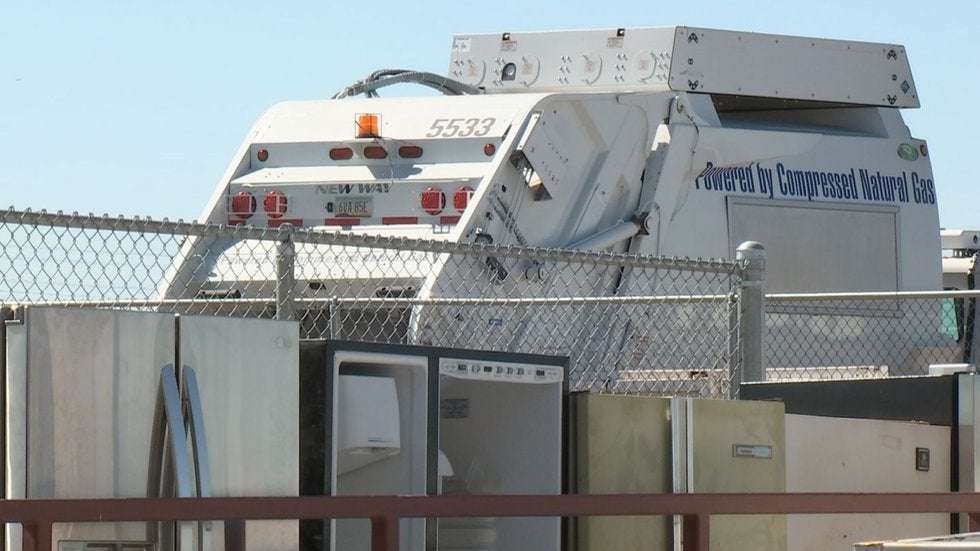 image for Mesa garbage trucks catching on fire due to hazardous materials in trash