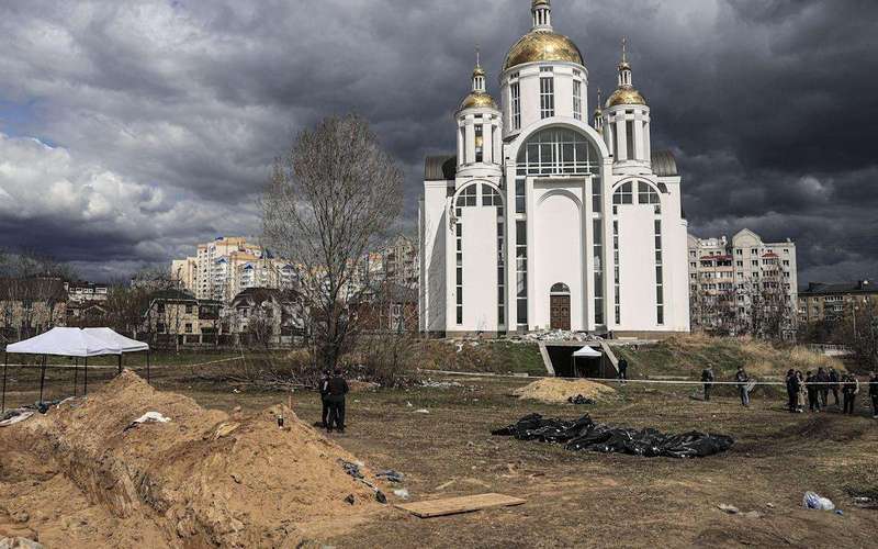 image for Kremlin propaganda is directly responsible for Russia's genocide in Ukraine, war-crime investigators say